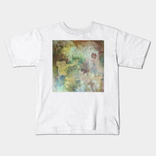 background, color, acrylic, abstract, colorful, watercolor, modern, pattern, graphic, paragon, masked Kids T-Shirt